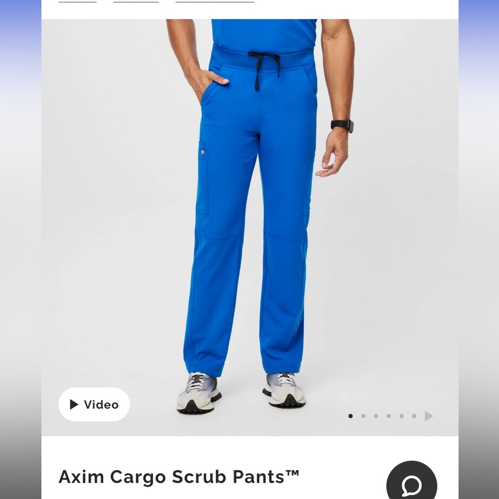FIGS Men’s Axim Cargo Scrub Pants